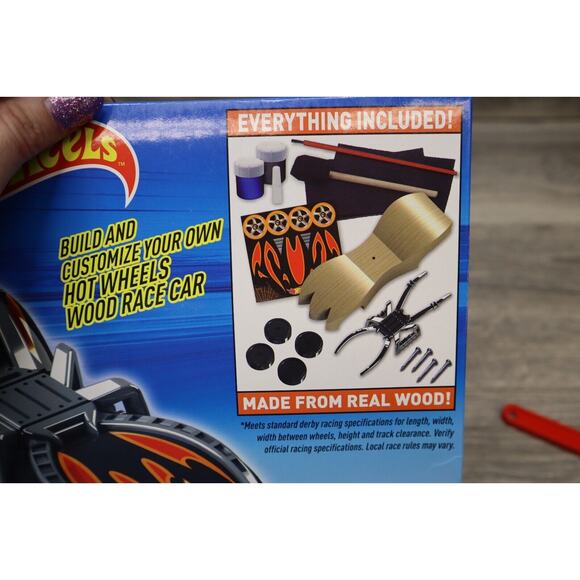 NEW Hot Wheels Wood Racers Arachnorod car Build your own racer - Picture 8 of 15